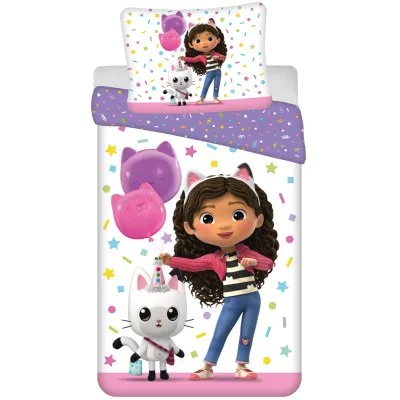 Bavlněné ložní povlečení Gábinin kouzelný domek - konfety