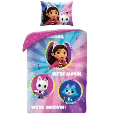 Ložní povlečení z mikrovlákna Gábinin kouzelný domek - Hudební párty