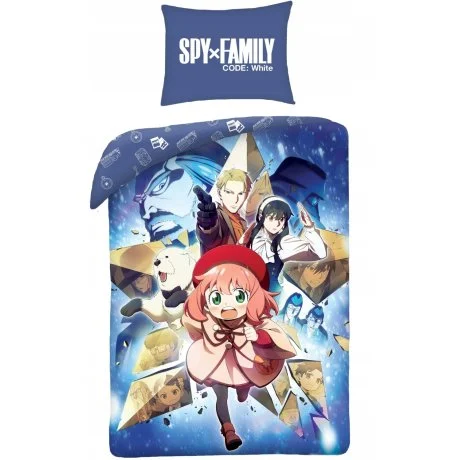 Ložní povlečení z mikrovlákna Spy x Family - Code: White