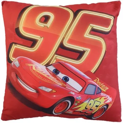 Oboustranný polštář Auta - Blesk McQueen a Jackson Storm
