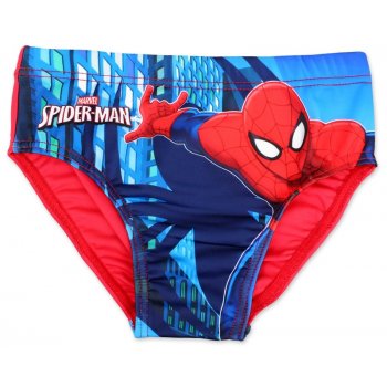 Chlapecké slipové plavky Spiderman - červené