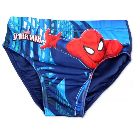 Chlapecké slipové plavky Spiderman - modré