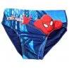 Slipové plavky pro kluky Spiderman - MARVEL. Přední stranu plavek zdobí obrázek komiksového a filmového superhrdiny Spidermana. Na spodní části je z vnitřní strany jemná bílá podšívka. Zadní část plavek je modrá. V pase a v lemu nohavic je všitá guma. Materiál plavek je elastický, takže se dobře přizpůsobí tělu a pohodlně se nosí.
TIP • Pokud si i Vaše dítě oblíbilo komiksy a filmy o superhrdinech, prohlédněte si celou naši nabídku produktů s motivem Filmoví hrdinové.