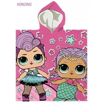 Dětské pončo - osuška s kapucí L.O.L. Surprise