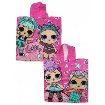 Dětské pončo - osuška s kapucí L.O.L. Surprise