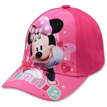 Dívčí kšiltovka Minnie Mouse - Disney - tm. růžová