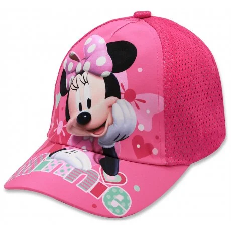 Dívčí kšiltovka Minnie Mouse - Disney - tm. růžová
