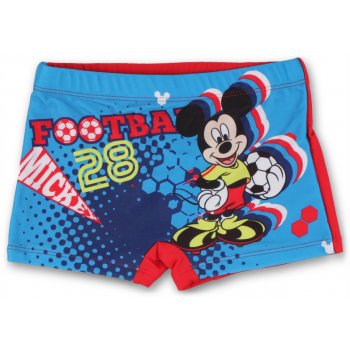 Chlapecké plavky boxerky Mickey Mouse - červené