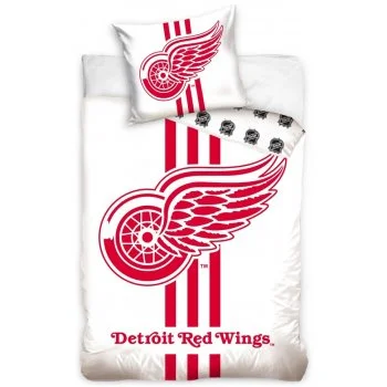 Hokejové ložní povlečení NHL Detroit Red Wings - bílé