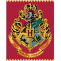 Deka coral fleece Harry Potter - erb Hogwarts