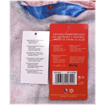 Pončo - osuška s kapucí Superman