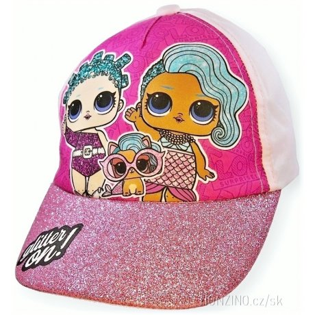 Dívčí kšiltovka s třpytivým kšiltem L.O.L. Surprise