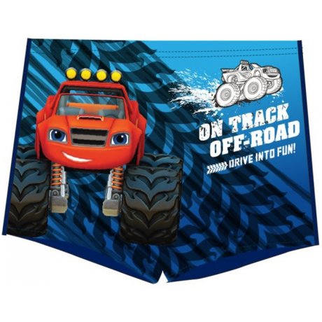 Chlapecké plavky boxerky Plamínek - On track Off Road