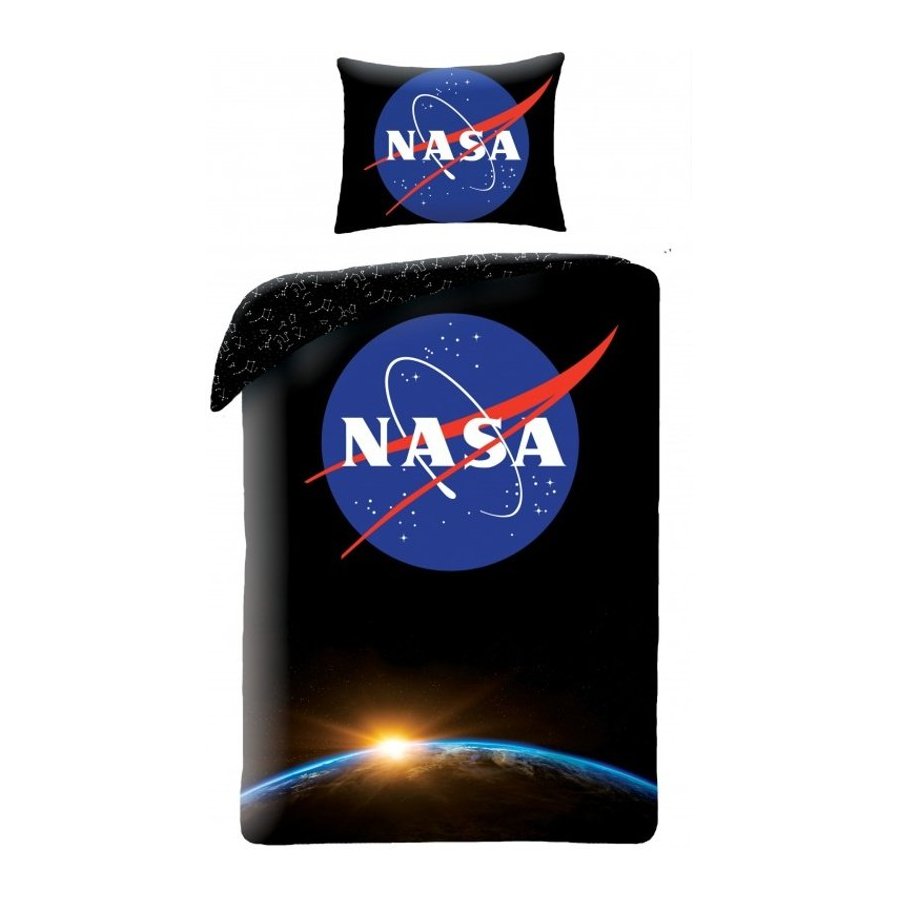 Setino · Bavlněné ložní povlečení NASA - motiv Svítání - 100% bavlna - 70 x 90 cm + 140 x 200 cm