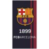 Velká bavlněná osuška FCBARCELONA - motiv 1899, což je letopočet založení tohoto fotbalového klubu. Její rozměry jsou 75 x 150 cm. Je tedy vhodná i pro skutečně velké chlapy. Tato fotbalová osuška je vyrobená ze 100% bavlněného dobře savého froté 320 GSM. Jistě potěší každého fanouška španělského fotbalového mančaftu FC Barcelona - BARCA. Je ideální nejen na doma, ale hodí se i na pláž, nebo k bazénu. Barvy osušky jsou velice intenzivní i po mnoha vypráních.