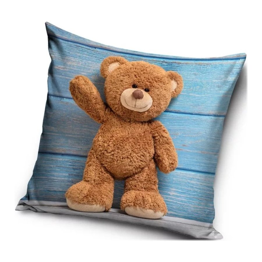 Carbotex · Polštář plyšový medvídek Teddy - 40 x 40 cm