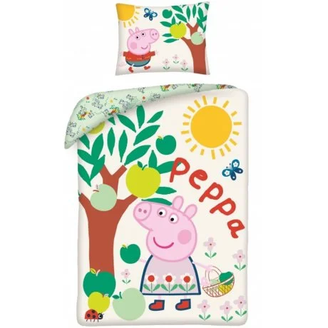 Bavlněné ložní povlečení Prasátko Peppa v sadě
