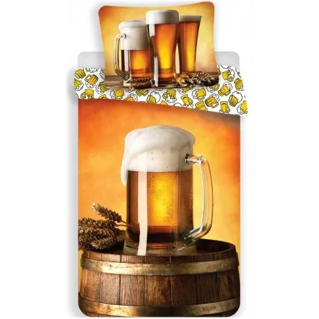 Bavlněné povlečení Zlatý mok - Pivo