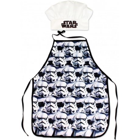 Dětská zástěra s kuchařskou čepicí Star Wars