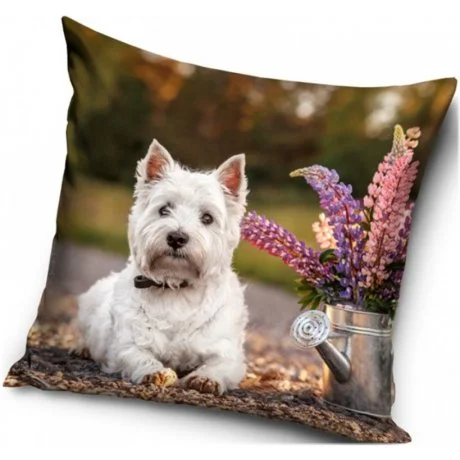 Polštář s Westíkem