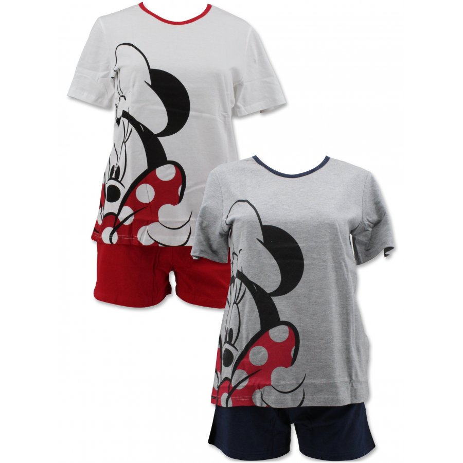 Setino · Dámské letní pyžamo Disney - Minnie Mouse Šedá XS