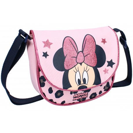 Dívčí taška přes rameno Minnie Mouse s třpytivou mašlí - Disney