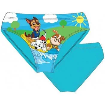 Chlapecké slipové plavky Tlapková patrola na surfu