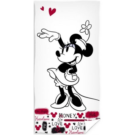 Plážová osuška Zamilovaná Minnie Mouse