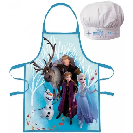 Dívčí zástěra s kuchařskou čepicí Ledové království 2 - Believe in The Journey