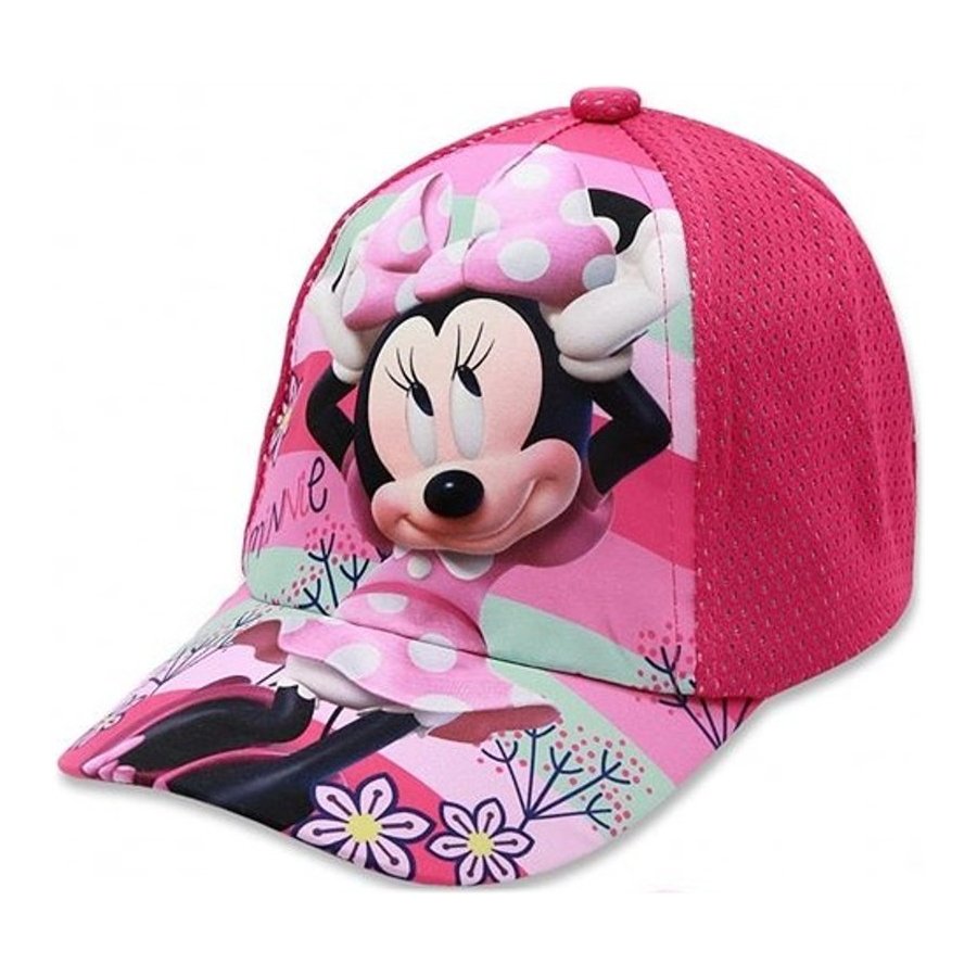 Setino · Dětská / dívčí kšiltovka Minnie Mouse s mašlí - Disney 54 Tmavě růžová