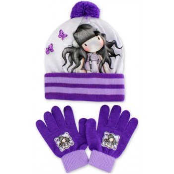 Dívčí zimní čepice + prstové rukavice Gorjuss - Santoro London