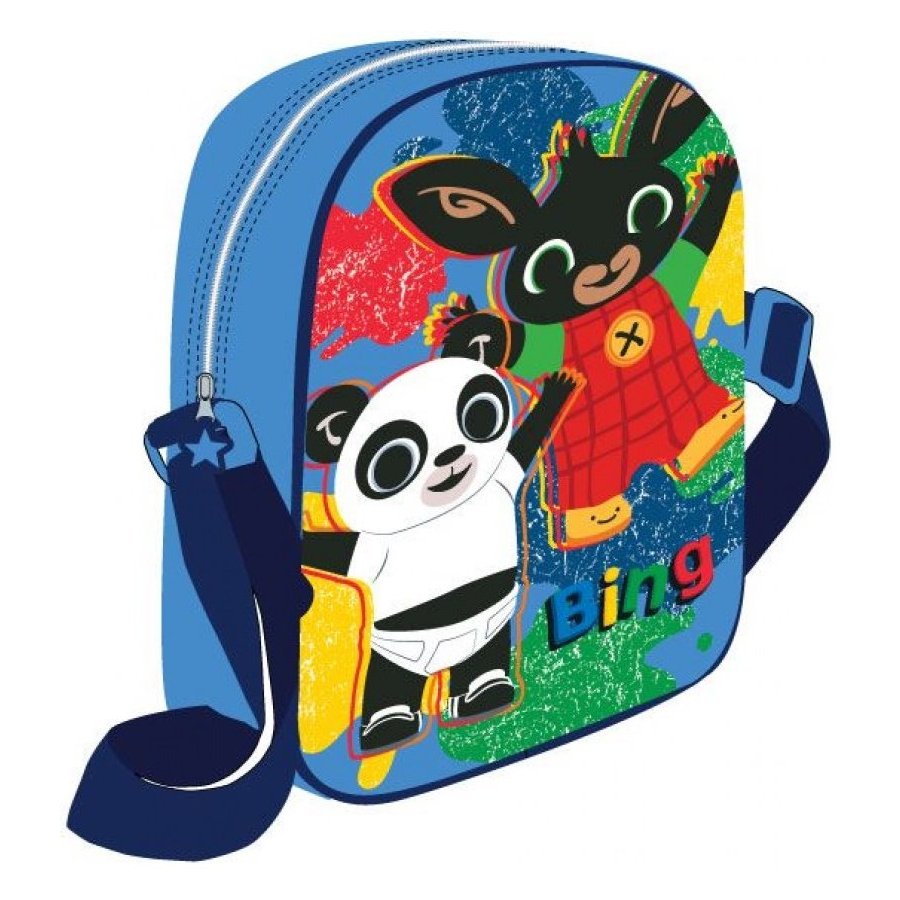Setino · Dětská / chlapecká kabelka přes rameno Zajíček Bing a Pando