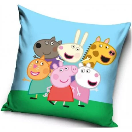 Povlak na polštář Prasátko Peppa s kamarády