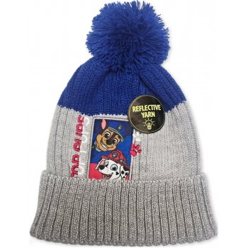 Chlapecká čepice z reflexní příze Tlapková patrola - Paw Patrol