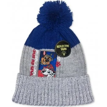 Chlapecká čepice z reflexní příze Tlapková patrola - Paw Patrol