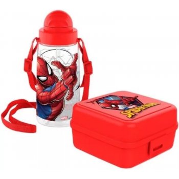 Souprava svačinový box a láhev na pití Spiderman