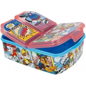 Multibox na svačinu pro kluky Tlapková patrola se 3 přihrádkami