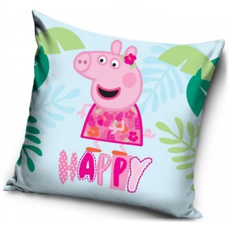 Povlak na polštář Prasátko Peppa - happy